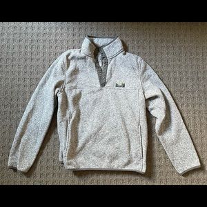 Men’s Sweater Fleece Pullover grey heather